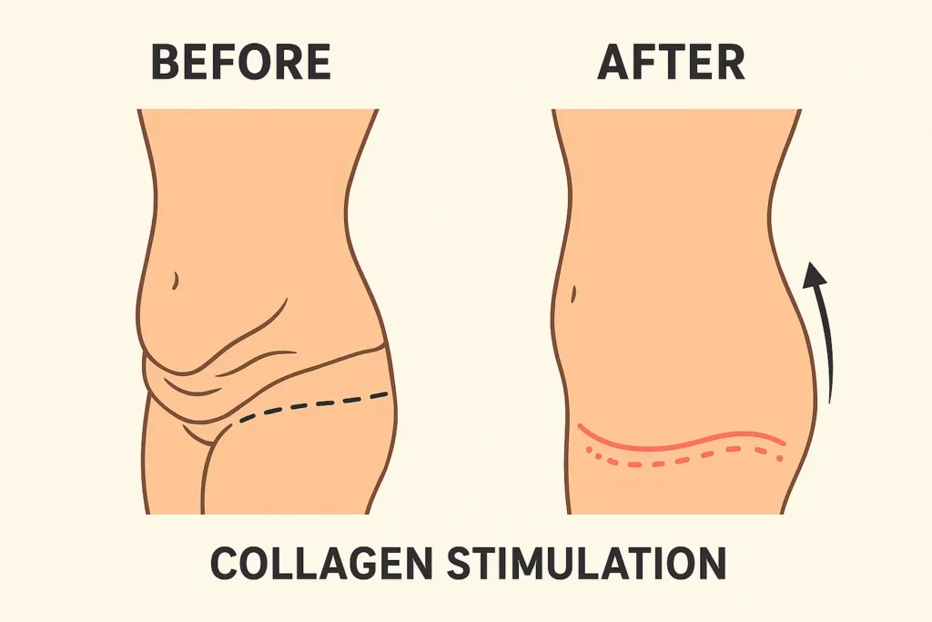 Before and after results for sagging skin after weight loss injections Merry Hill