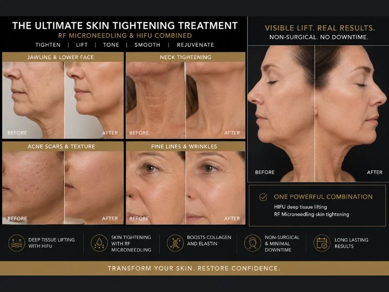 Results of combined treatment for the ultimate skin tightening treatment Merry Hill